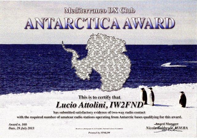 Antartica Award 2013